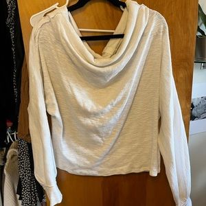 Free People White Pullover
